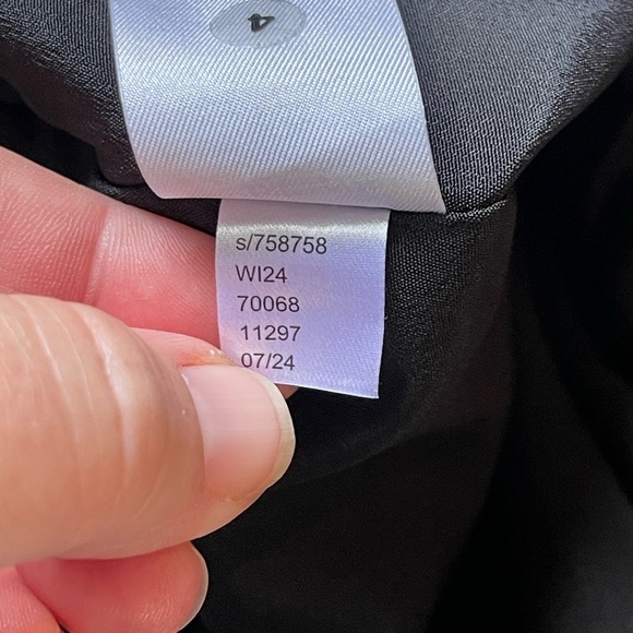 Anne Taylor Loft NWT green black tweed holiday shift dress - Picture 8 of 8